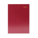 Desk Diary WTV A5 Burgndy 2027-1038876