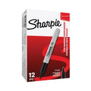 Sharpie Permnt Marker Fine Blk Pk12-0631419