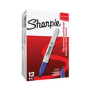 Sharpie Permnt Marker Fine Blue Pk12-1230287