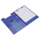 Rapesco Blue A4 Fold Over Clipboard-0400086