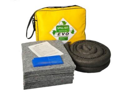 EVO Spill Kit PVC bag Yellow 50 Litre