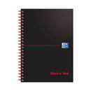 Black n' Red Wirebound Notebook 100 Pages A5 (Pack of 10) 1100080155-5000461