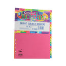 Concord Bright A-Z Divider A4 Pk10-1401022