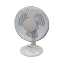9 Inch Desk Fan White-1170969