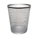 Business Waste Basket Mesh Silver-1130268
