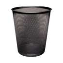 Q-Connect Mesh Waste Basket Black-1130269