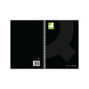 Qconnect Wirebound A4 Hback Blk Pk3-5000687