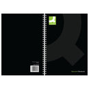 Qconnect Wirebound A5 Hback Blk Pk3-5001200