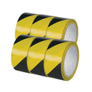 Q Conn Hazard Tape 48mm Ylw Blk Pk6-9310196
