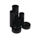 Round Desk Tidy Black CDTBLK-9320076