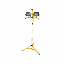 110V Twin Head Led Sitelight Adjustable Tripod