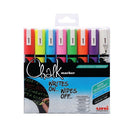 Uni Chalk Markers Medium Ast Pk8-0360060
