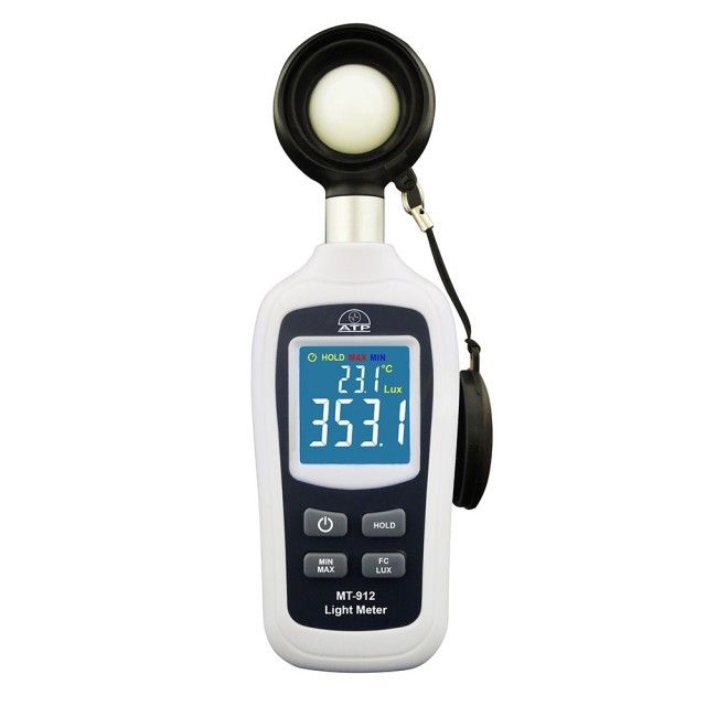 AMT912 Mini Light Meter with Temperature