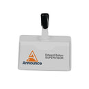 VISITOR NAME BADGE 60X90MM PK25-9231028