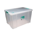Storestack 85L Storage Box Clear-0400946