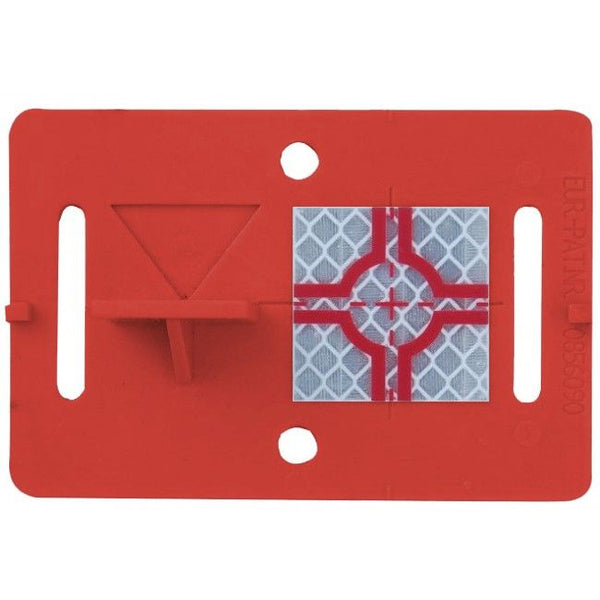 RS30 Wall Station Marker with Benchmark and Retro Target Red
