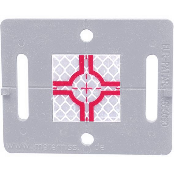 RS50 Wall Station Marker with Retro Target  Colour: Grey