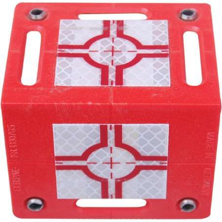 RS80 Wall Corner Station Marker with Retro Target  Grey