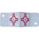 RSAK130 Wall Corner Station Marker with Backing Plate