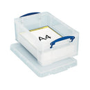 Really Useful 9L Storage Box/Lid Clr-1160745