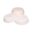 25CL PAPER CUP LIDS WHITE PK100-1170382