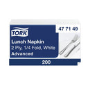 Tork Lunch Napkin White 2 Ply Pk200-1170333