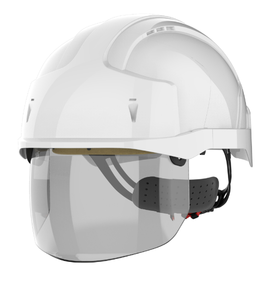 EVO® VISTAshield® Safety Helmet with Integrated Faceshield