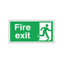 Fire Exit Right 150x300mm S/A E98A/S-7901811