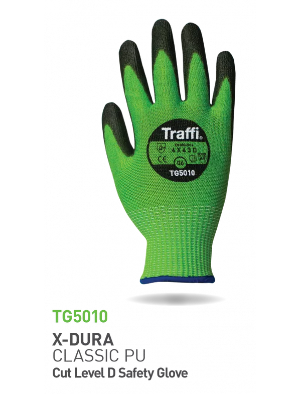 Traffi PU Cut Level D Glove
