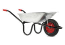Site Wheelbarrow Galvanised Pneumatic Tyre