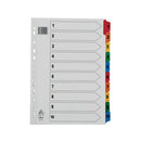 A4 Mylar Index 1-10 Assorted-1401231