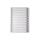 White A4 1-10 Mylar Index Dividers-1401236