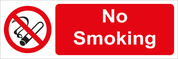 No Smoking Sign 300x100 Foamex or S/Ad