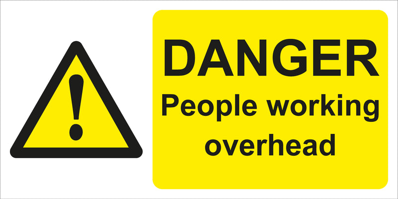 Work overhead Sign 600x300 Correx – BAM Site Direct