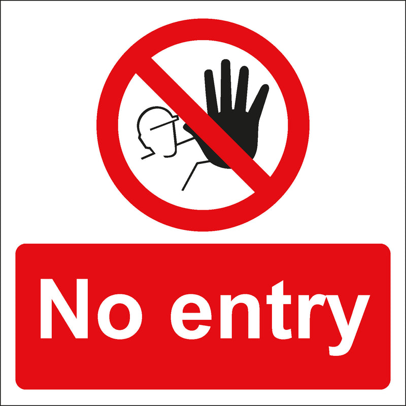 No entry Sign 200x200 Correx