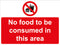 No food Sign 400x300 Correx