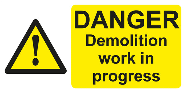 Demolition Sign 600x300 Correx