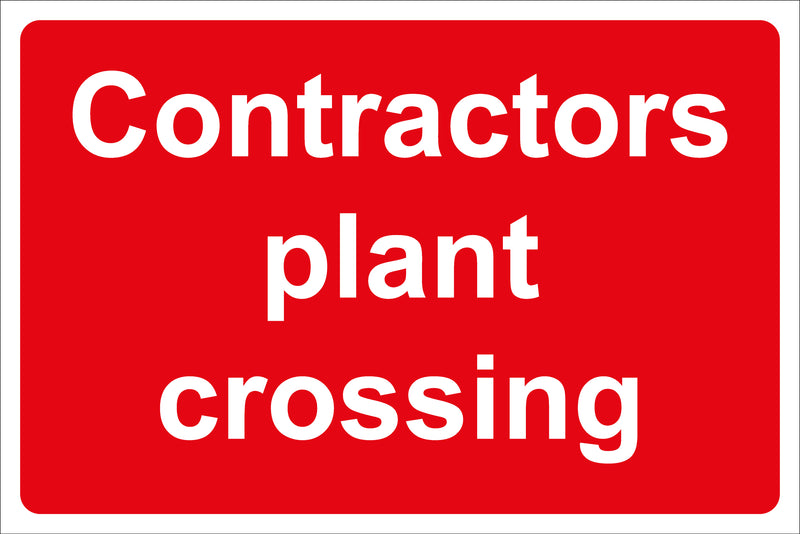 Plant crossing Sign 600x450 Correx