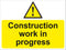 Work in progress Sign 600x450 Correx