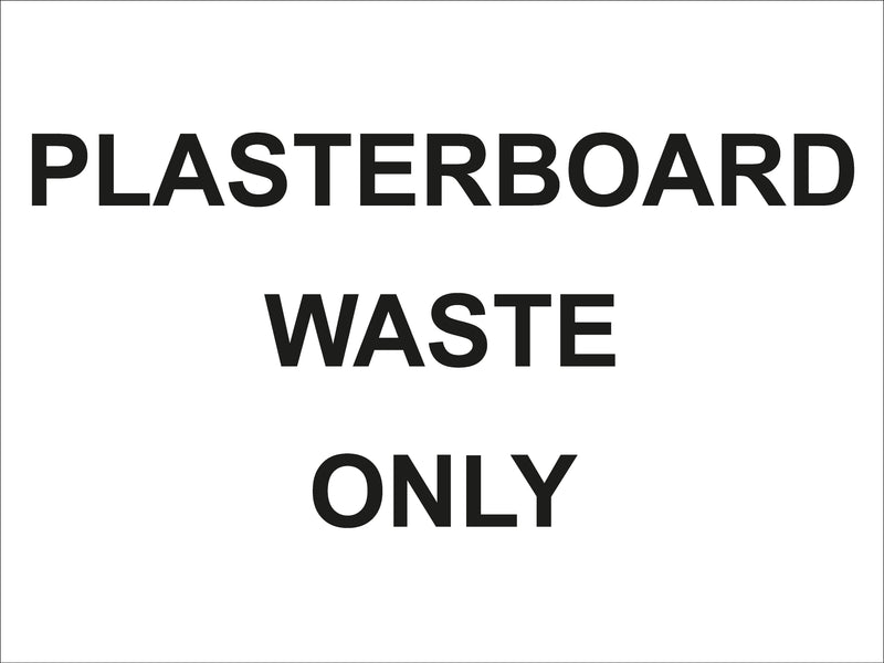 Waste Signs 600 X 450mm- Various