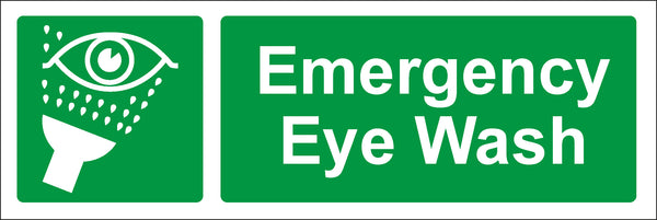 First Aid Sign - Emergency eye wash sign