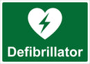First Aid Sign - Defibrillator sign