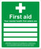 First Aid Sign - Your mental health first aiders are