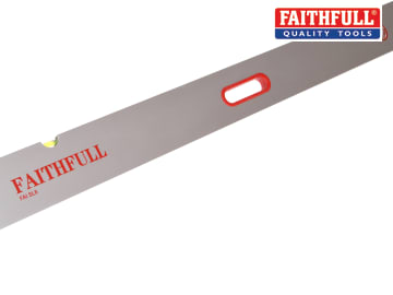Faithfull Screed Level 8ft/2400mm 3 Vial & Grip
