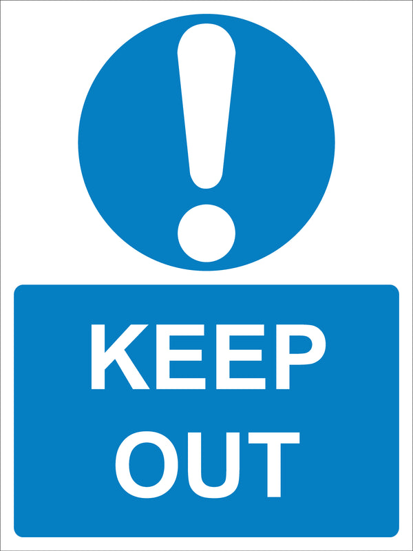 Mandatory Sign - Keep out