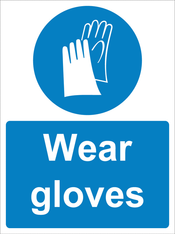 Mandatory Sign - Wear gloves