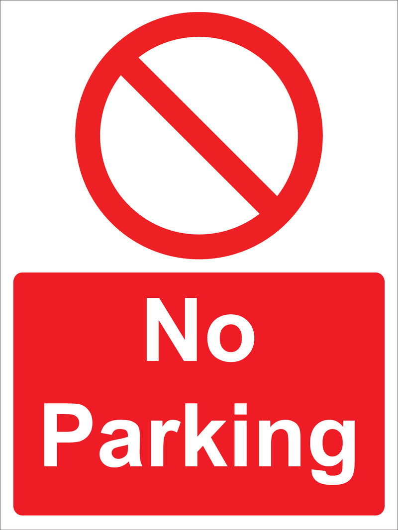 Prohibition Sign - No parking