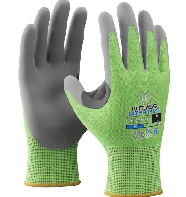 Kutlass Ultra Cut F Green PU Glove