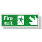 Fire Exit - Down Left Arrow
