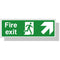 Fire Exit - Up Right Arrow